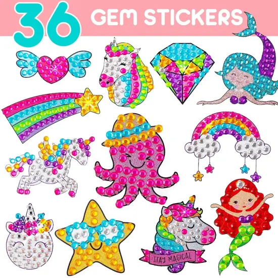 Blue Squid Diamond Art Kits - Fun & Easy DIY 5D Gem Art Gift Set {3}