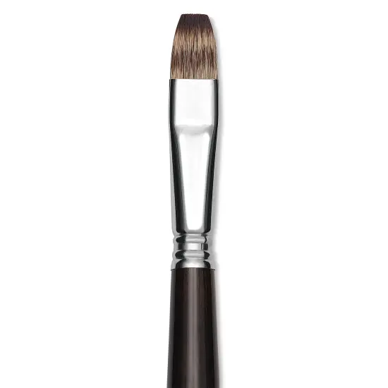 Escoda Vintage Synthetic Brush - Bright, LongHandle, Size 14 {1}