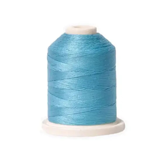 807 Soft Cyan Signature Cotton Thread Mini Spool - 50WT {1}
