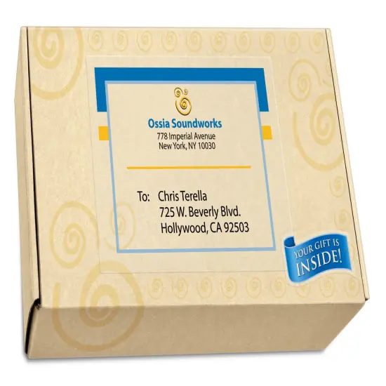 Avery Shipping Labels, Permanent Adhesive, Matte Frosted Clear, 8-1/2" x 11", 10 Labels (18665) {6}