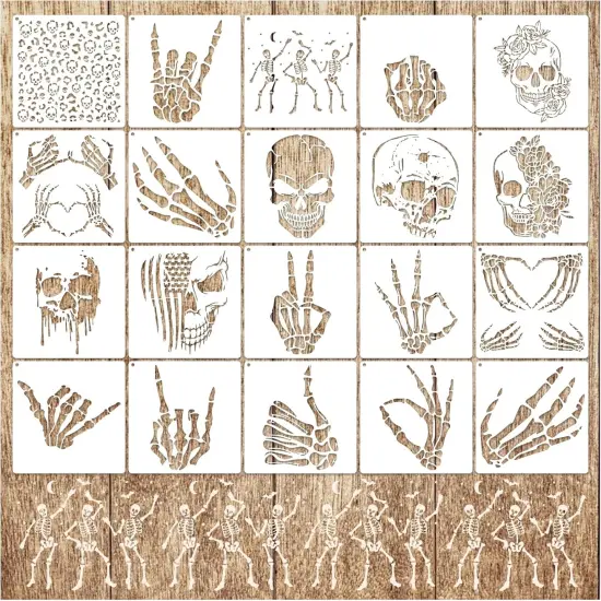 Skull Stencils for Painting(Classic) {1}