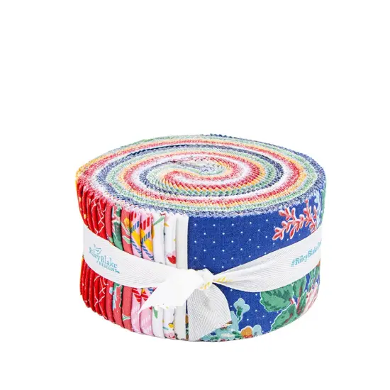 Simple Pleasures 2.5" Strip Roll (Jelly Roll / Rolie Polie) byfor Riley Blake (RP-16650-40) {1}