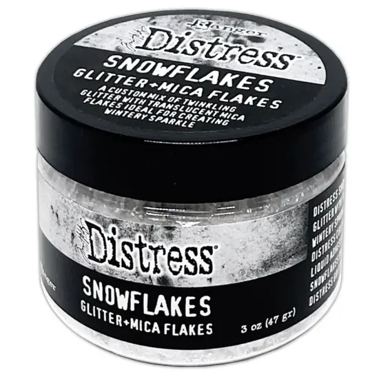 Tim Holtz Distress Glitter and Mica Flakes-Snowflakes {1}