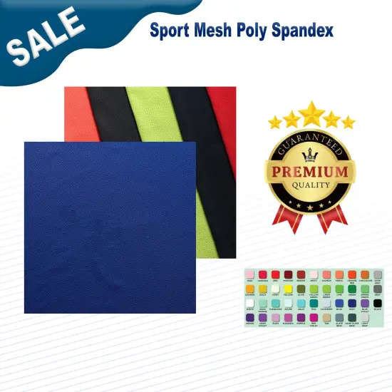 Sport Mesh Poly Spandex Coral {2}