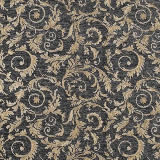 Saxon Luxury High-End Fabric for Fashion & Decor Width 54" Navy {4}