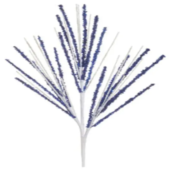 16.5" Glittered Spray: Red/Blue {3}