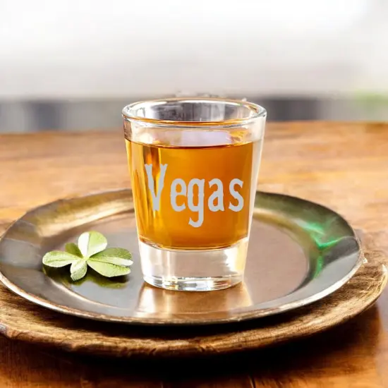2oz Vegas Shot Glass {2}