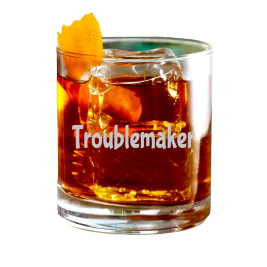 Rocks Glass - Troublemaker - Double Old Fashioned {1}