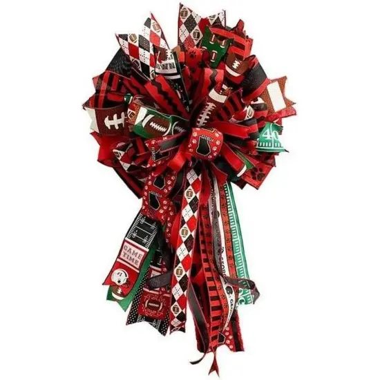 2.5" Football Laces Ribbon (10 Yard) {3}