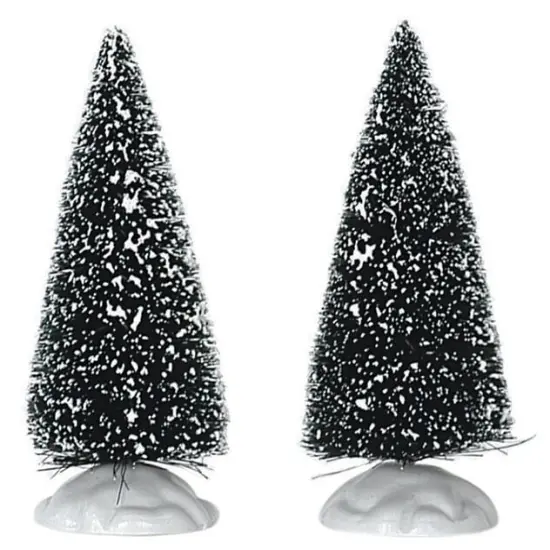 Lemax Bristle Trees - 4 inch - Set of 2 {1}