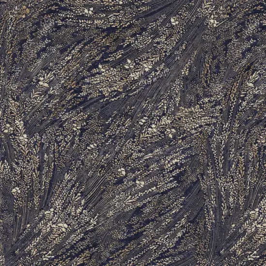 Grey Meadow Breeze Cotton Wideback Fabric per yard {1}