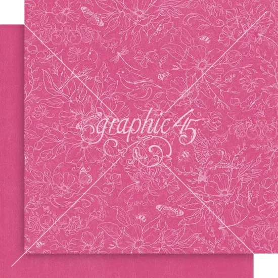Graphic 45 Collection Pack 12"X12"-Patterns & Solids, Spring Is In The Air {3}