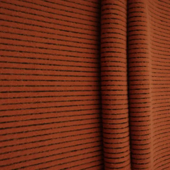 1 Yard Brushed Rib Knit Fabric with Black Backing, 58/60&Prime; Wide Polyester Spandex Blend GREY {2}