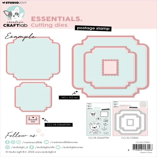 Studio Light Essentials Cutting Die-Nr. 856, Postage Stamp {3}
