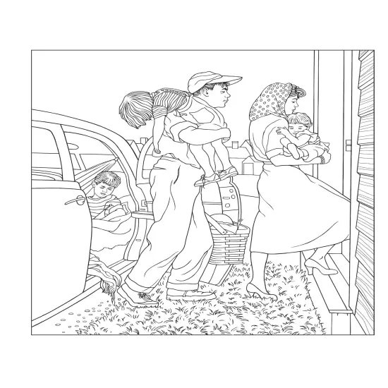 Creative Haven: Saturday Evening Post American Coloring-Softcover {6}