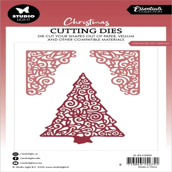 Studio Light Essentials Cutting Die-Nr. 851, Openwork Decoration {3}