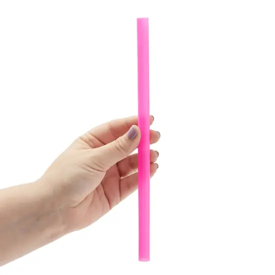 100-Pieces of Plastic Disposable Jumbo Straws Individually Wrapped 10 Inches Long Straws for Boba, Fruit Smoothies, Milkshakes, Bubble Tea (4 Colors, 0.5 Inch Diameter) Multicolor {5}