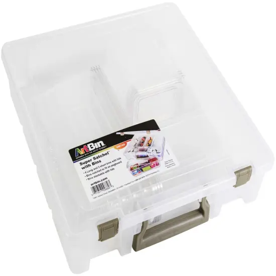 ArtBin Super Satchel With XL Bins-Translucent {3}
