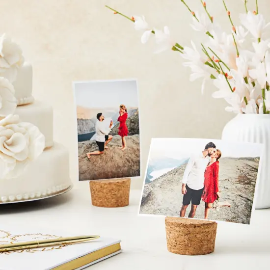 4-Pack Large Cork Stoppers, Cork Lids Suitable for Mason Jars, Small Carafes, Glass Bottles, Pottery, Arts and Crafts, and DIY Projects 2.44 x 2.20 x 1.50 In (Size #34) Brown {2}