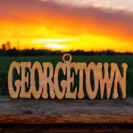 Georgetown - Cedar Ornament {2}