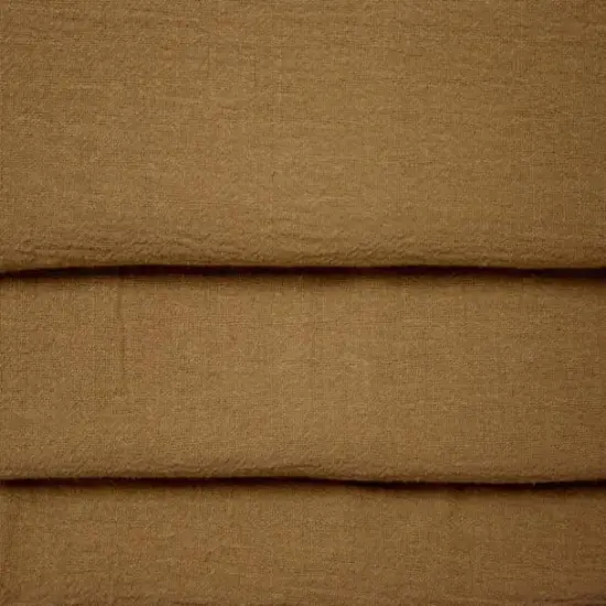 1 Yard Khaki Cotton Gauze Apparel Fabric, Natural Cotton, 48/50&Prime; Width, 100% Cotton {1}