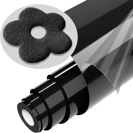 Black Iron on Vinyl Roll for Cricut {1}