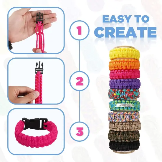 Paracord Bracelet Kit - 40 Colors, 10 Feet {5}