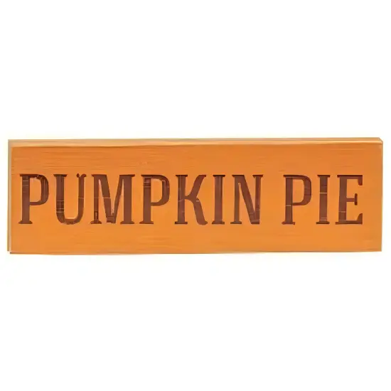 Wooden Skinny Mini Fall Blocks with Painted Finish and Seasonal Phrases 3 Asstd. {3}