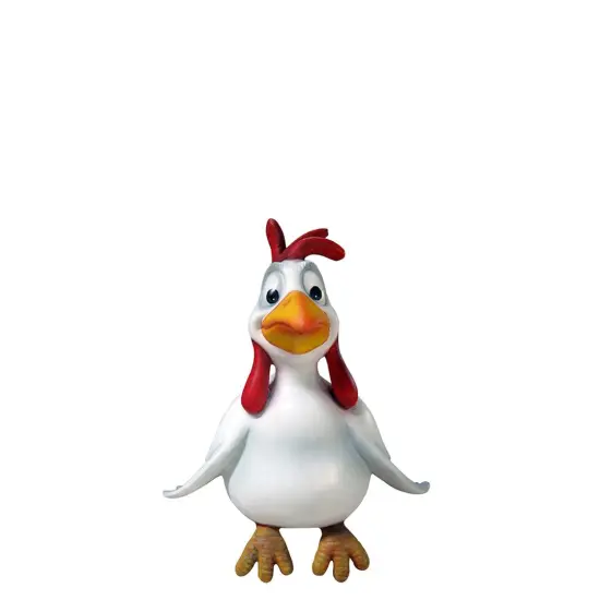 Funny Comic Chicken Statue {1}