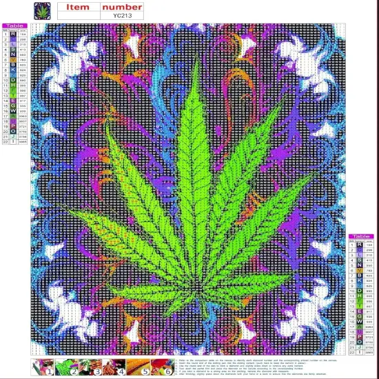5D DIY Diamond Art Kits for Adults Leaf {2}
