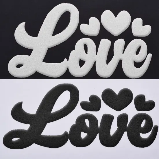 12''x6ft White 3D Puff Vinyl Heat Transfer {2}