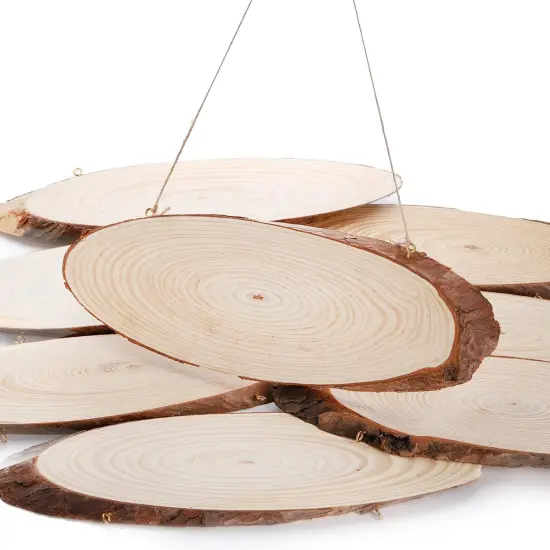 8 Pack Unfinished Wood Crafts {5}