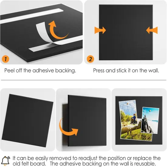 Black Bulletin Board, 6 Pack {3}