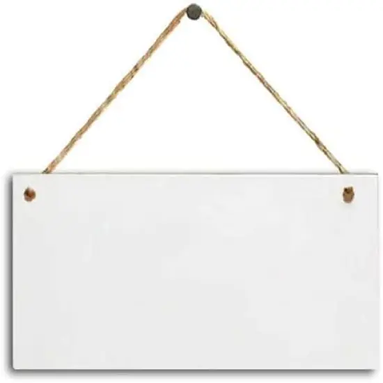 4 Pcs Unfinished Wood Sign Blank Hanging Wooden Plaque DIY Craft-3.93x7.87 inch {1}