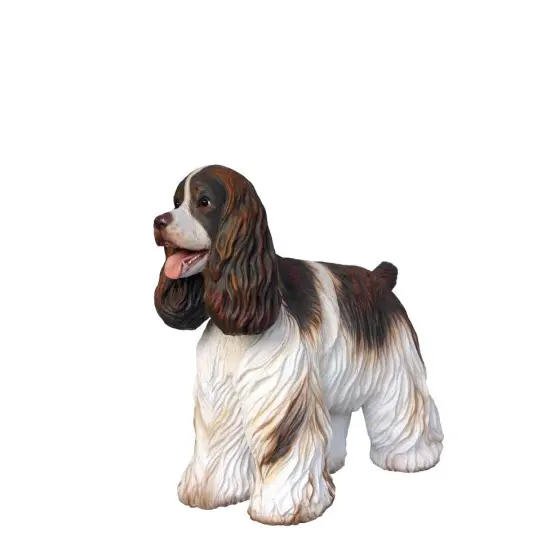 English Cocker Spaniel Life Size Dog Statue {1}