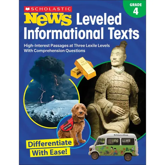 News Leveled Informational Texts Workbook, Grade 4 {1}