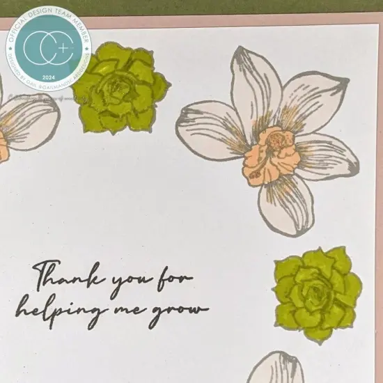 Craft Consortium Clear Stamps-Orchid, Botany Boutique {5}