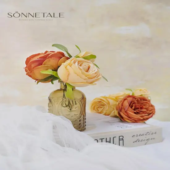 Artificial Flowers and Greenery Combo Box Set - Peony Terracotta (Mini) {3}