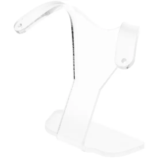 Plymor Frosted Acrylic Divided Pair Hanging Earring Display Stand, 3" W x 1.5" D x 3" H {1}