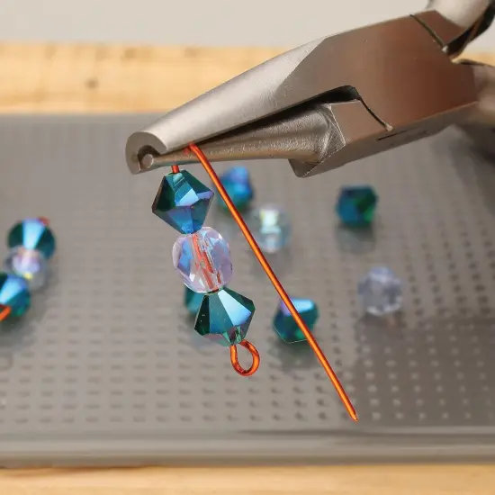 The Beadsmith Concave (Hollow)/Round Nose Piers &ndash; Wire Looping and Wire Bending Plier &ndash; 5 inches (127mm) - Tool for Jewelry Making {5}