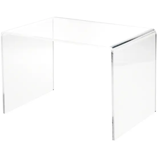 Plymor Clear Acrylic Rectangular Display Riser, 8" H x 12" W x 8" D (1/4" thick) {1}