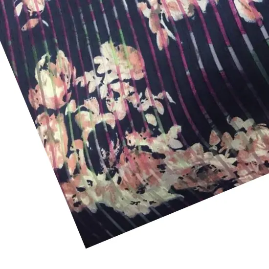 1 Yard Rayon Brunt Out Print Fabric for Flowy Dresses and Boho Fashion 60 Inches Wide {4}