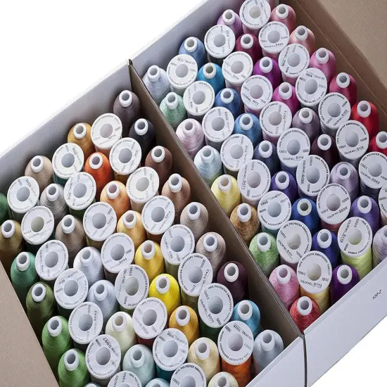 120 Madeira Colors Polyester Machine Embroidery Thread Kit 550Y {3}