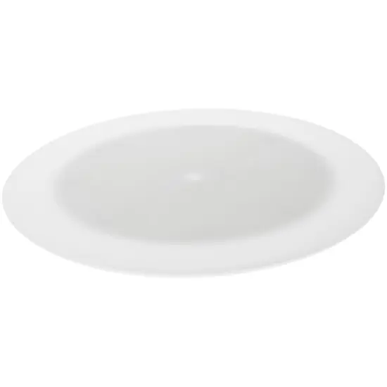 Plymor White Acrylic Rotating Round Cake Platform, 12 inch {1}