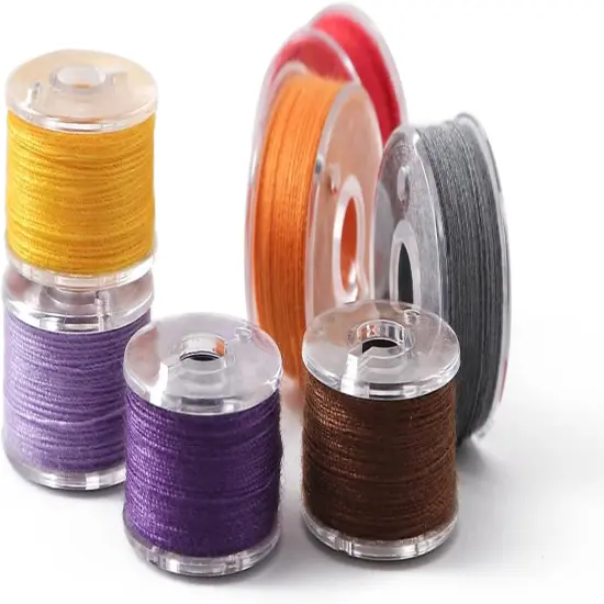 36Pcs Bobbins and Sewing Threads with Bobbin Case(Multi-Color) {3}