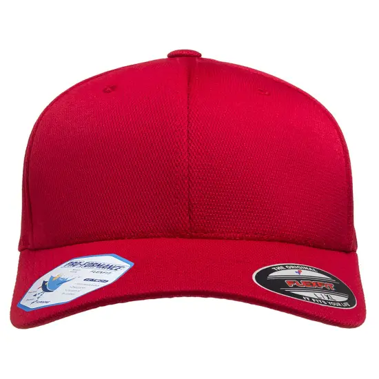 Flexfit&reg; Adult Cool & Dry Sport Cap RED {1}