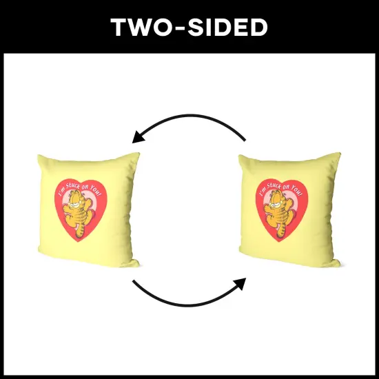 Nickelodeon Garfield Valentine's Day Throw Pillow 18&times;18 Inches Stuck on you {5}