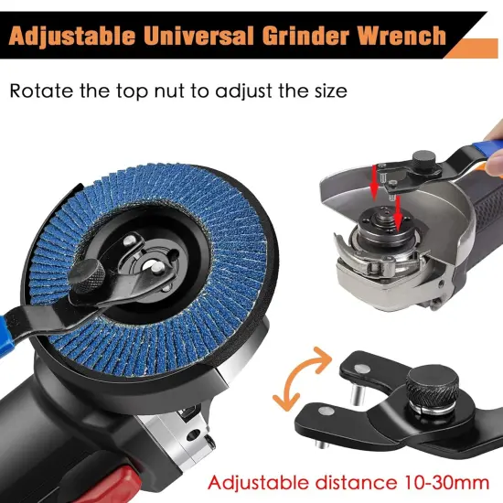 11PCS Wood Carving Disc Set for 4" or 4 1/2" Angle Grinder, Stump Tool Grinding Wheel Disc with 5/8" Adapter Ring, Woodworking Grinder Attachment for Cutting Shaping Carving Sanding Polishing {3}