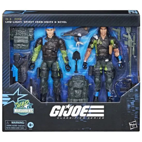 G.I. Joe Low-Light & Spirit Mad Marauders Classified Series 6-Inch #128 Action Figures {4}