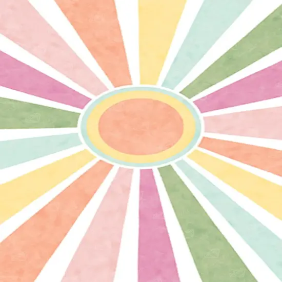 Sun Rays Landscape Canvas Diamond Painting Kit {1}